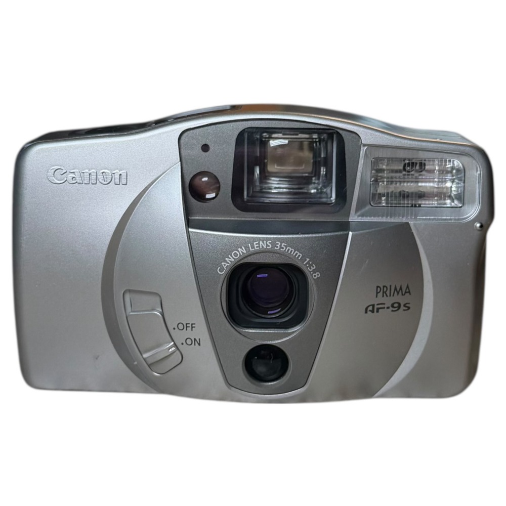 Canon Prima AF-9s 35mm Film Camera Silver Point and Shoot 35mm f3.8 Lens Case - Picture 7 of 10